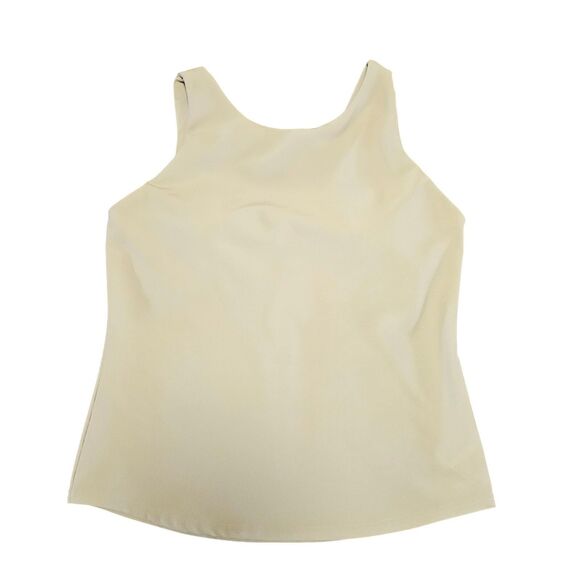32 Degrees Cool Tank Top Size XXL Light Gray Ribbed Built in Bra - Picture 1 of 9